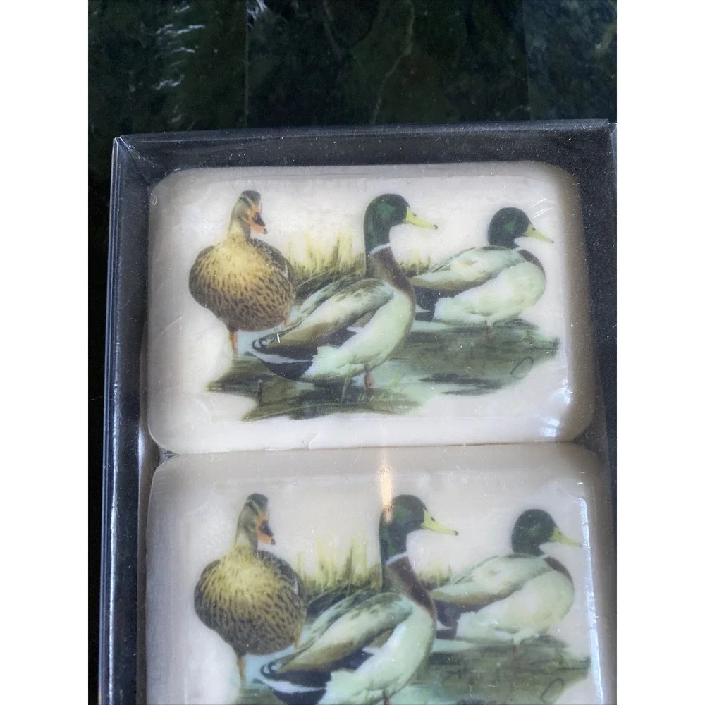 NEW vintage Alda's Forever Soap. 3 bars.‎ Retired Mallard Ducks